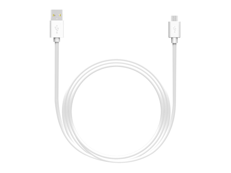 LAMTECH LAM440993 DATACABLE MICRO USB 2m White 0014611 LAMTECH LAM440993 DATACABLE MICRO USB 2m White 0014611