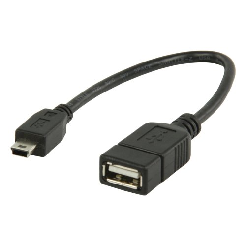 VALUELINE VLMP 60315 B0.20 Καλώδιο OTG USB 2.0 θηλ - USB mini 5-pin 0015084
