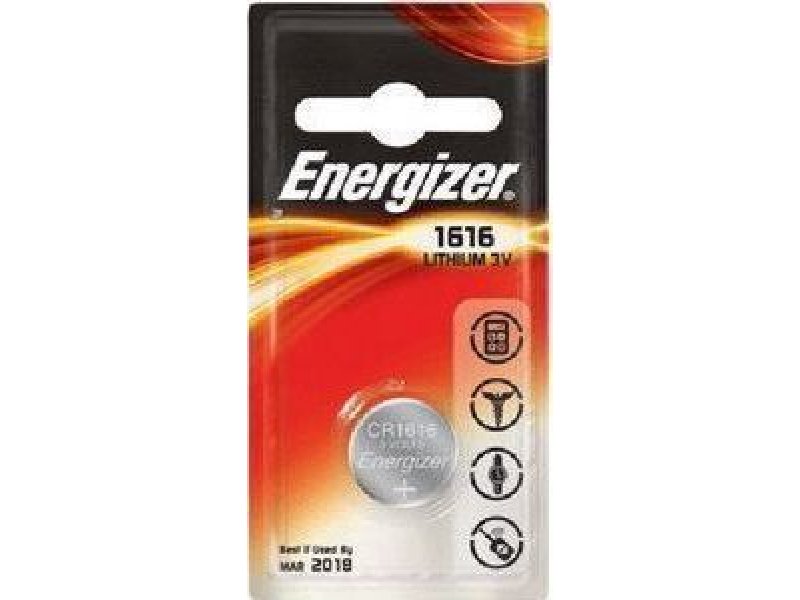 ENERGIZER CR1616 Μπαταρία λιθίου (κουμπί) Energizer CR1616 σε blister 1 μπαταρίας 0015717 ENERGIZER CR1616 Μπαταρία λιθίου (κουμπί) Energizer CR1616 σε blister 1 μπαταρίας 0015717