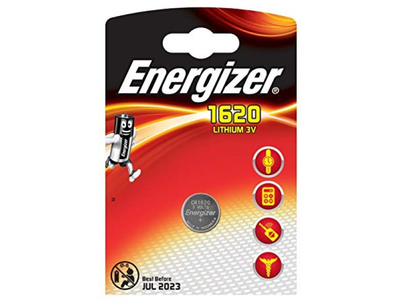 ENERGIZER CR1620 Μπαταρία λιθίου (κουμπί) Energizer CR1620 σε blister 1 μπαταρίας 0015713 ENERGIZER CR1620 Μπαταρία λιθίου (κουμπί) Energizer CR1620 σε blister 1 μπαταρίας 0015713
