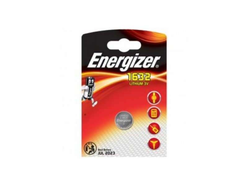ENERGIZER CR1632 FSB1 Μπαταρία λιθίου (κουμπί) Energizer σε blister 1 μπαταρίας 0015712 ENERGIZER CR1632 FSB1 Μπαταρία λιθίου (κουμπί) Energizer σε blister 1 μπαταρίας 0015712