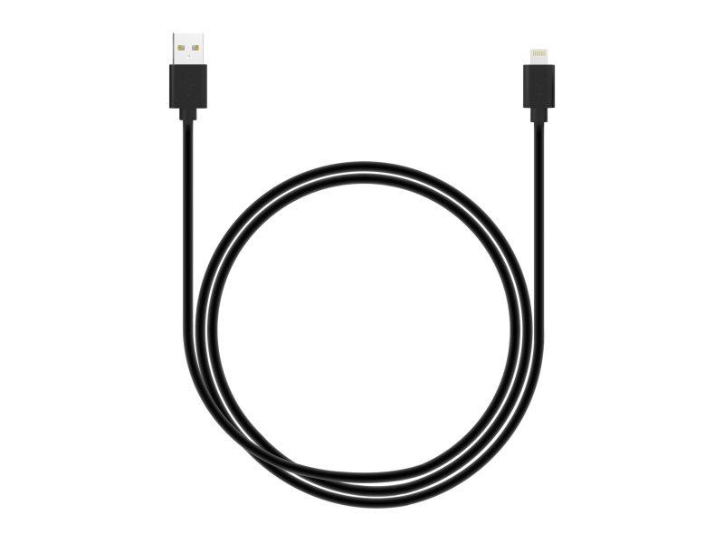 LAMTECH LAM444526 DATACABLE iPhone 5/6/7 2m (non MFi) - BLACK 0015735 LAMTECH LAM444526 DATACABLE iPhone 5/6/7 2m (non MFi) - BLACK 0015735