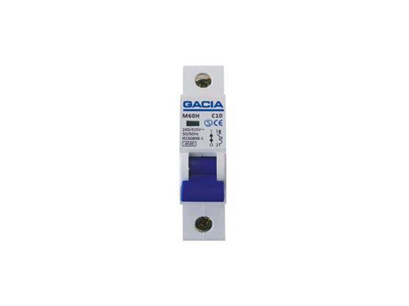 GACIA Αυτοματάκι Μονοπολικό 25A 4.5KA 0010069 GACIA Αυτοματάκι Μονοπολικό 25A 4.5KA 0010069