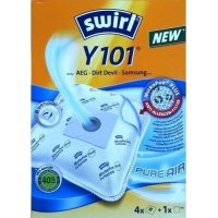 SWIRL Y101 Σακούλες Ηλεκτρικής Σκούπας 4τμχ Συμβατή με Σκούπα AEG / Dirt Devil / Samsung 0016511