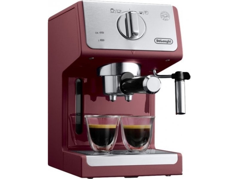 DELONGHI ECP33.21.R Μηχανή Espresso 15 bar - 1100 W Κόκκινη - Αποκλειστικό μοντέλο 0017272 DELONGHI ECP33.21.R Μηχανή Espresso 15 bar - 1100 W Κόκκινη - Αποκλειστικό μοντέλο 0017272
