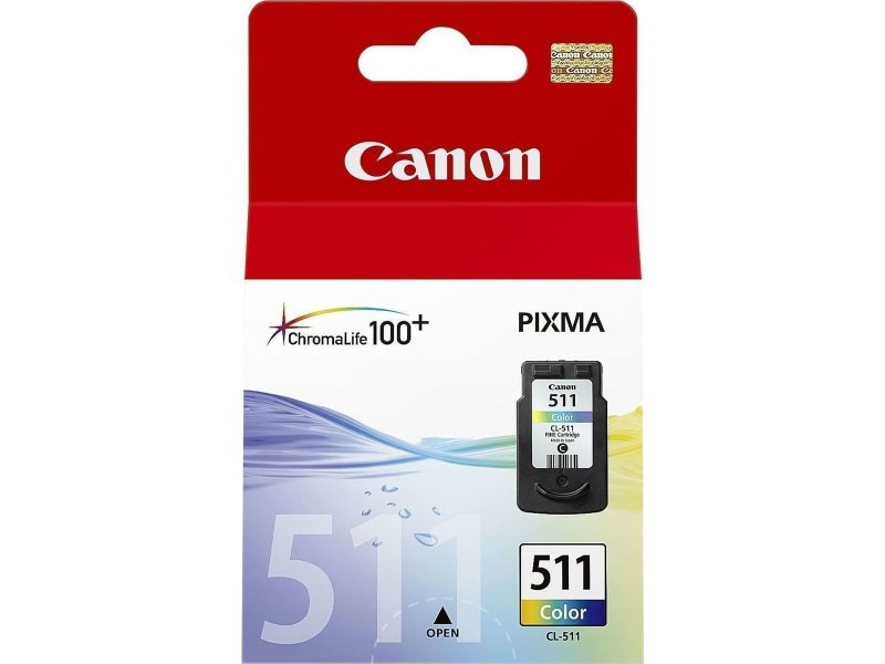 CANON CL-511 (2972B001) Colour Μελάνι Εκτυπωτή 500973 CANON CL-511 (2972B001) Colour Μελάνι Εκτυπωτή 500973