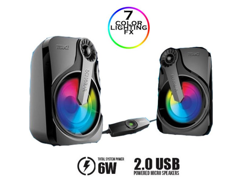 SONIC GEAR TITAN2 USB 2.0 Speaker System With Huge Bass 0017505 SONIC GEAR TITAN2 USB 2.0 Speaker System With Huge Bass 0017505