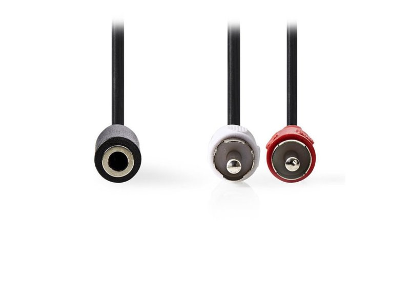 NEDIS CAGP22255BK02 Καλώδιο 2x RCA αρσ - 1x 3,5mm θηλ 0017725 NEDIS CAGP22255BK02 Καλώδιο 2x RCA αρσ - 1x 3,5mm θηλ 0017725