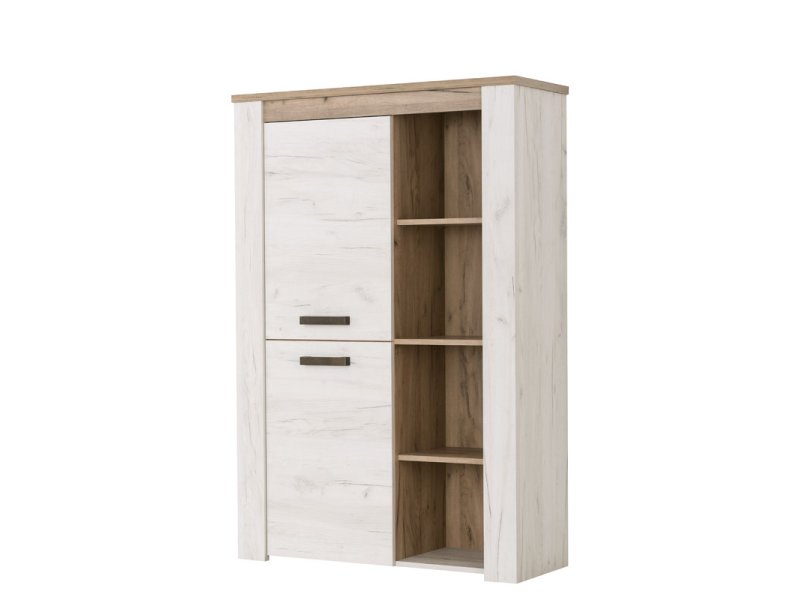 FORMA IDEALE 11005741 Βιτρίνα Kent POP N Grey Oak/ White Oak 99,5x36,5x146,5 εκ. (11008836) 0017573 FORMA IDEALE 11005741 Βιτρίνα Kent POP N Grey Oak/ White Oak 99,5x36,5x146,5 εκ. (11008836) 0017573