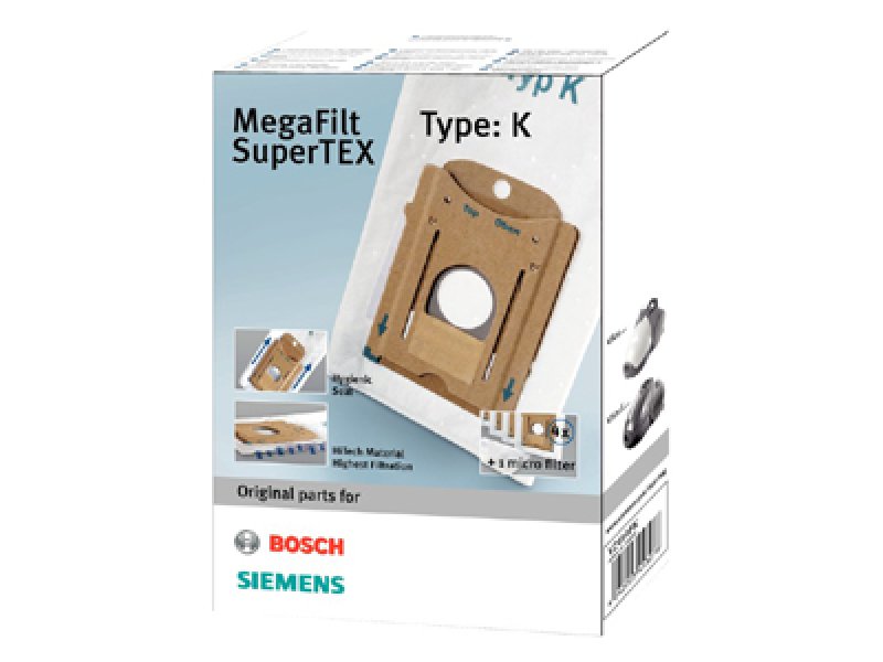 SIEMENS VZ41AFK (TYPE K) για Bosch/Siemens Σακούλες Ηλεκτρικής Σκούπας 100146 SIEMENS VZ41AFK (TYPE K) για Bosch/Siemens Σακούλες Ηλεκτρικής Σκούπας 100146