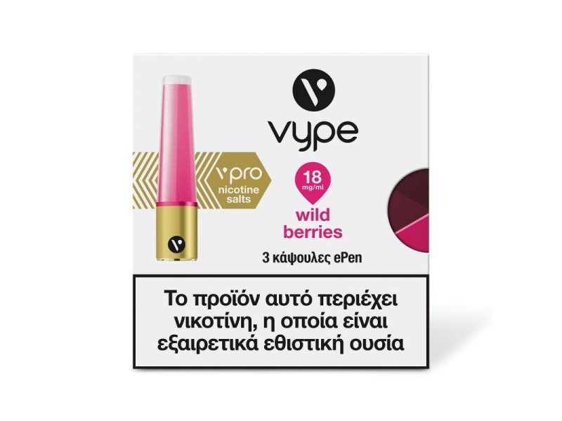 NOBACCO VYPE ePEN VPRO Wild Berries 18mg 0016904 NOBACCO VYPE ePEN VPRO Wild Berries 18mg 0016904
