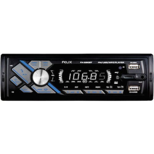 FELIX FX-290BT Ηχοσύστημα Αυτοκινήτου (Bluetooth/USB/AUX) 0035036